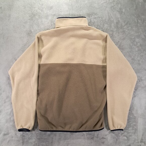Patagonia Sweater Men M Synchilla Snap-T Fleece Beige Brown Pullover 25580 - Picture 3 of 9